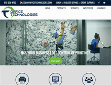 Tablet Screenshot of myofficetechnologies.com